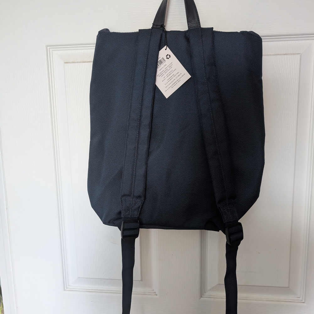 NWT Navy Blue Jimmy Choo Drawstring Backpack - Picture 2 of 7